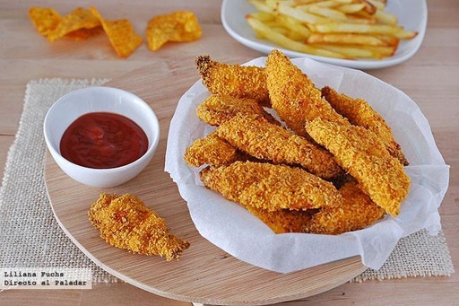 TIRAS DE POLLO TEX MEX  "CRUJIENTES"